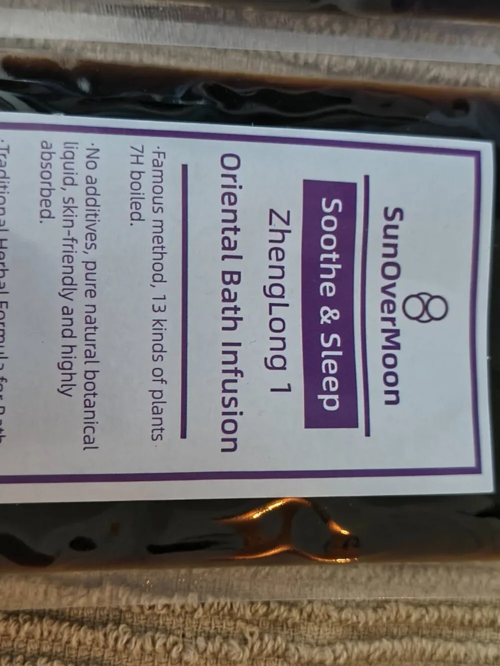 SunOverMoon Oriental Bath Infusion Soothe & Sleep ZhengLong DEADSTOCK